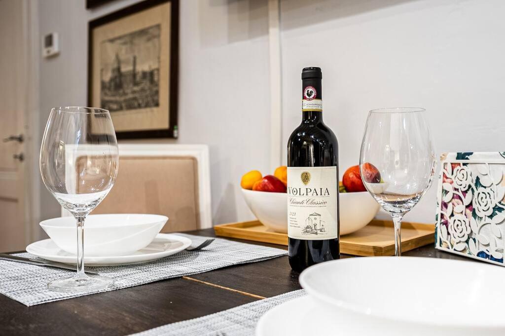 Ferienwohnung Elegante Casa Ai Piedi Di Piazzale Michelangelo Florenz Exterior foto